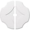 Ekena Millwork Percival Architectural Grde PVC Contemporary Ceiling Medallion, Two Piece, 32"OD x 3"ID x 11"C x 1"P CMP32PL2-03000 - alternate 1